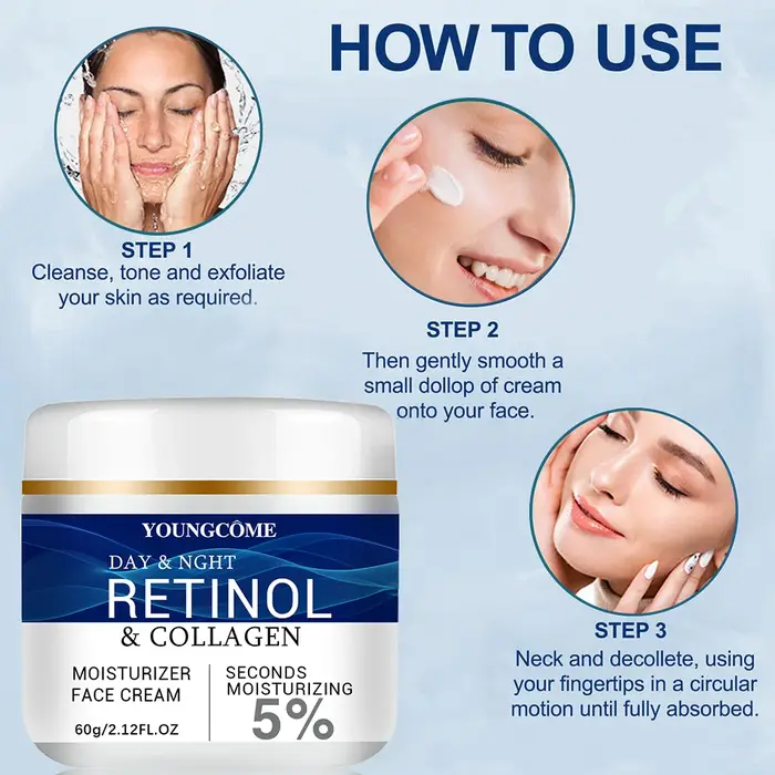 Crème pour le visage au collagène