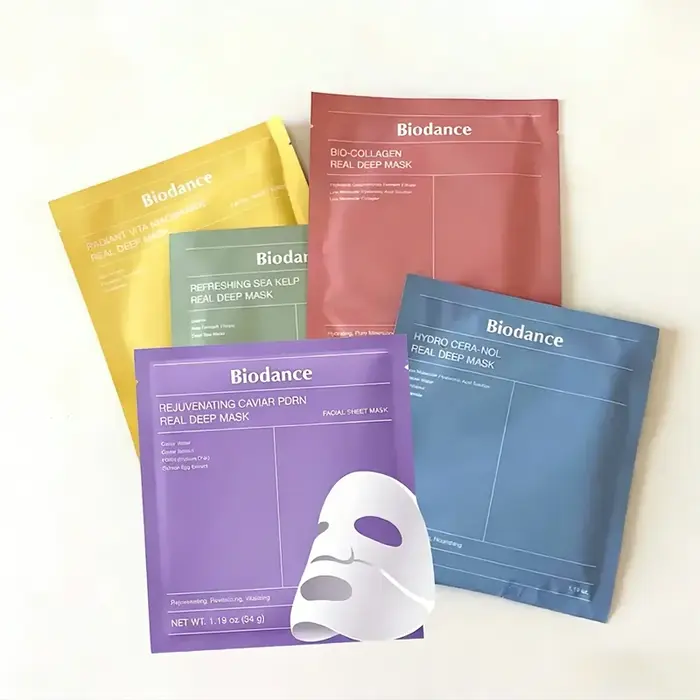 Masque Gel Hydratant Coréen au Bio-Collagène et Rétinol : Raffermissant, Améliore l'Élasticité de la Peau, Resserre les Pores, Répare la Barrière Cutanée, pour un Teint Éclatant