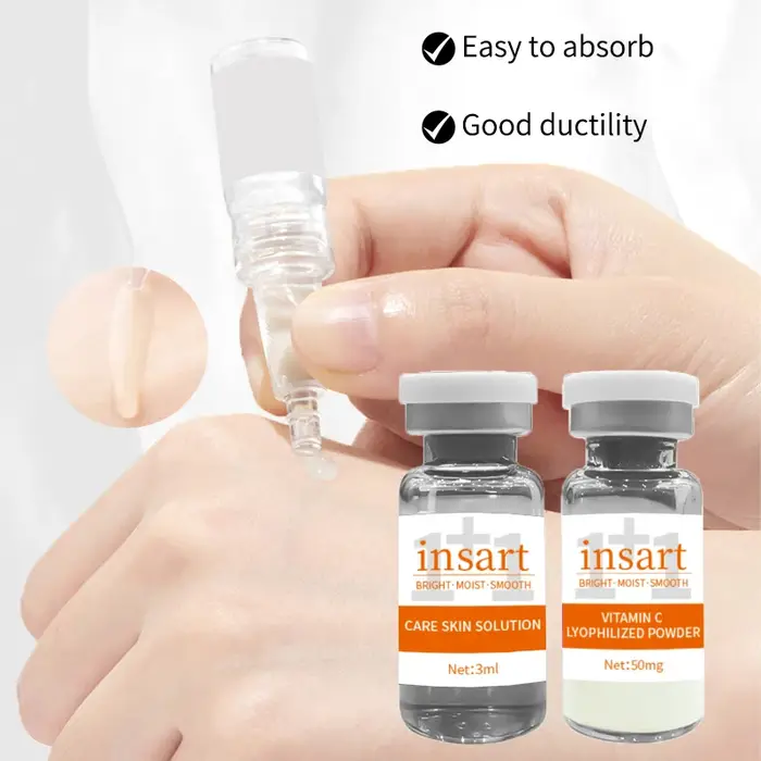 Coffret de Soins à la Vitamine C Lyophilisée (2 Boîtes) – Hydratant et Nourrissant – Cadeau de Noël pour Femme