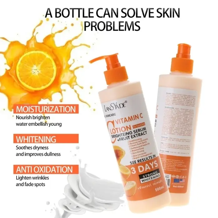 Lotion Corporelle Hydratante et Nourrissante à la Vitamine C