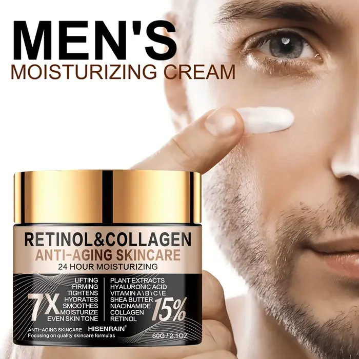 Crème visage au collagène au rétinol HISENRAIN – Hydratant intense anti-âge