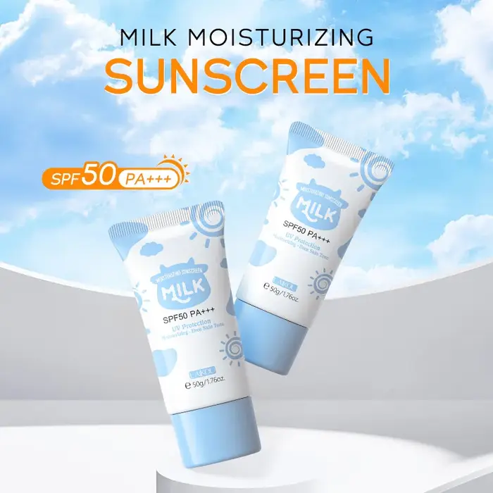 Crème solaire éclaircissante pour le visage