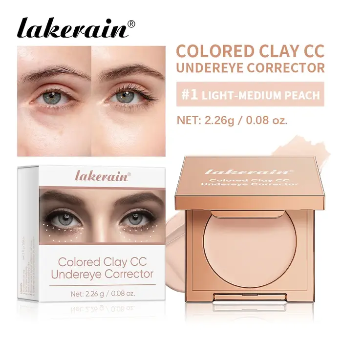 Correcteur éclaircissant hydratant pour les yeux et crème contre le contour, couverture complète, co