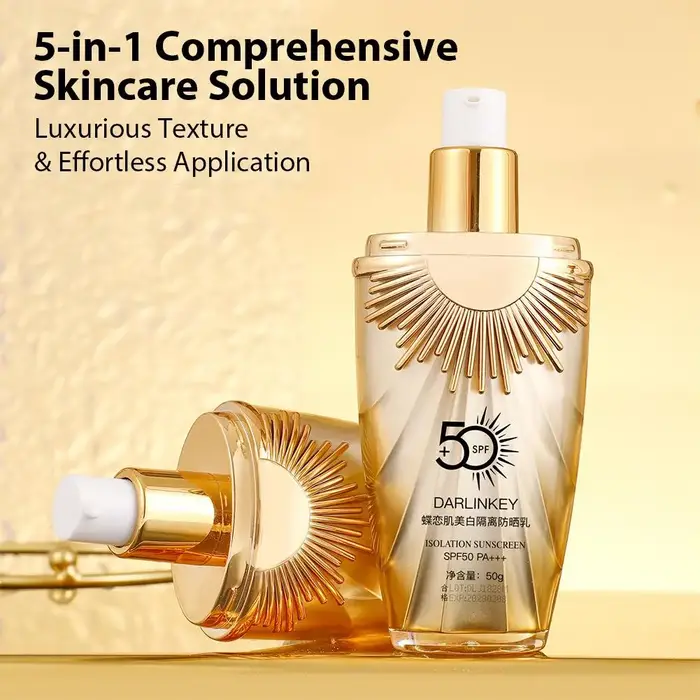 Crème solaire 5 en 1 pour le visage SPF 50+