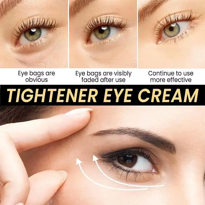 Crème Contour des Yeux Celyn Effet Tenseur Instantané Traitement Anti-Rides Réduction Cernes et Poches Sérum Raffermissant Hydratant Liftant
