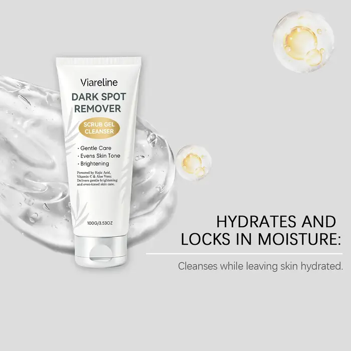 Gel Nettoyant Exfoliant Éclaircissant pour le Visage – Nettoyage Profond des Pores