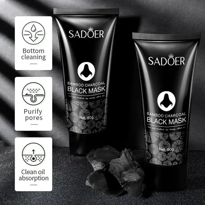 Masque dissolvant de points noirs au charbon de bambou