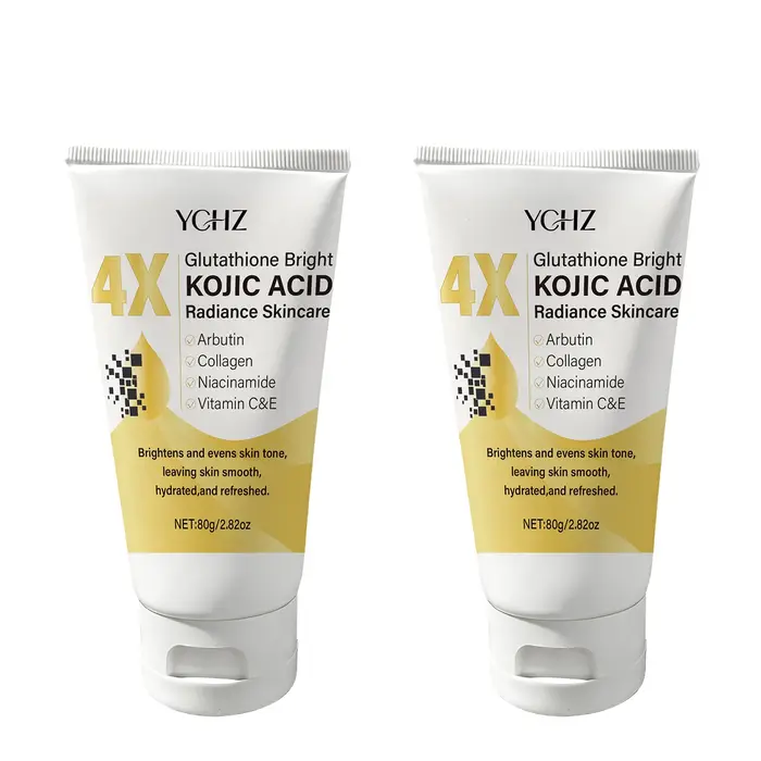 Crème pour le visage à l'acide kojique, unifie le teint, élimine les taches brunes et la terneur de