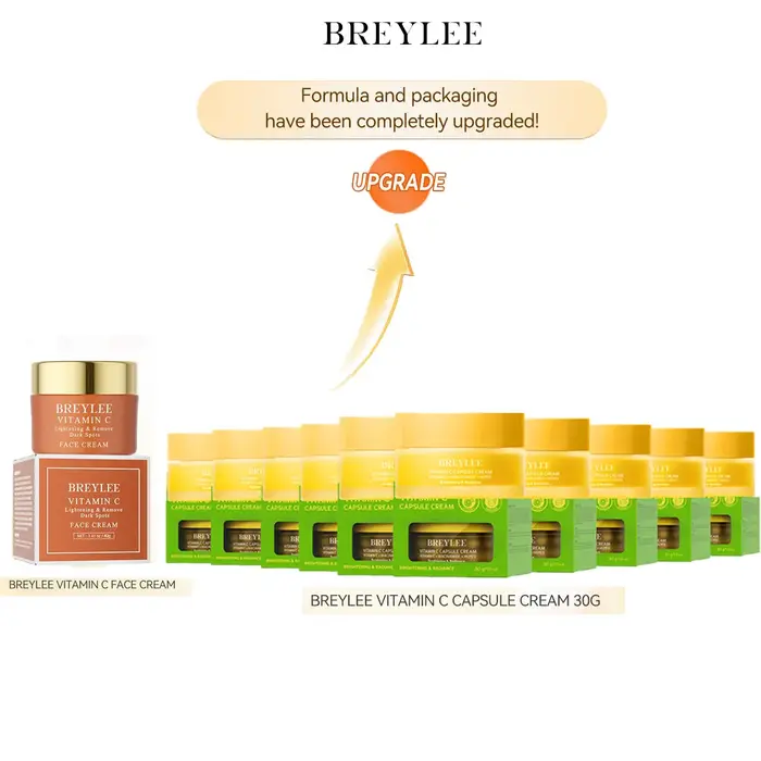 Crème hydratante en capsules à la vitamine C BREYLEE 30G 10PCS