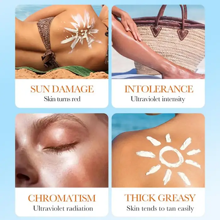 Crème solaire hydratante à base d'eau SPF 50