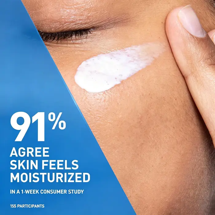 Lotion hydratante pour le visage CeraVe AM avec SPF 30, écran solaire à large spectre, acide hyaluronique, niacinamide, céramides, 3 fl oz
