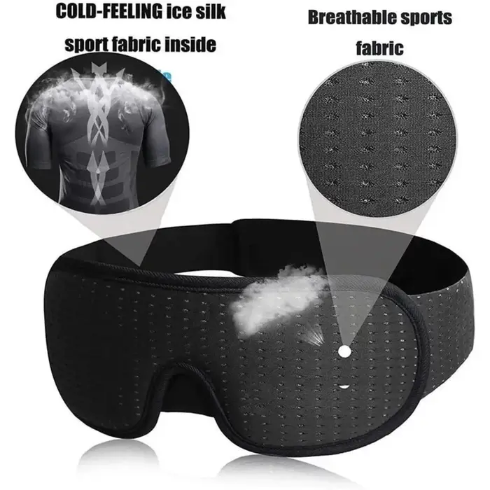 1/2 pièces Masque de sommeil 3D Premium