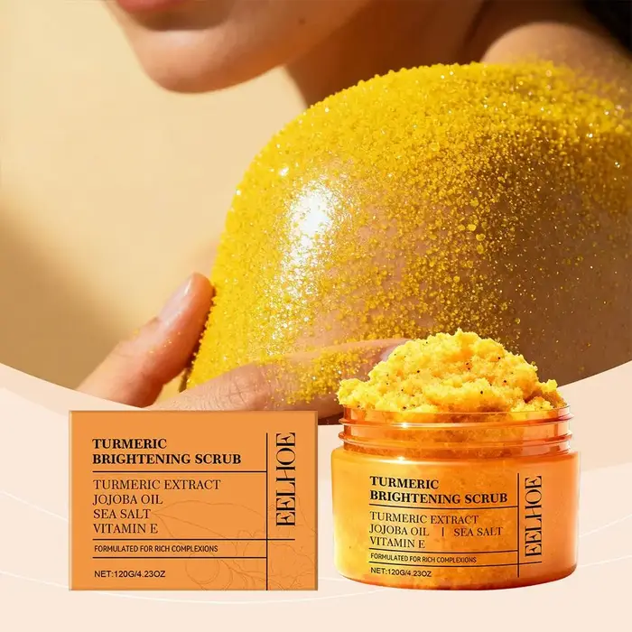 Gommage corporel au curcuma 120G 1/2/3PCS - Exfoliant entièrement naturel pour le corps