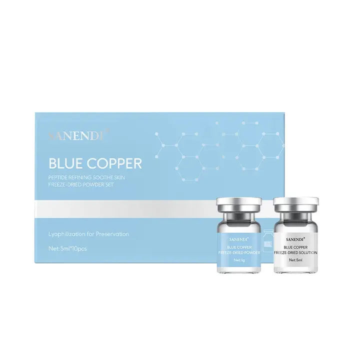 Sérum 3-en-1 au cuivre bleu et aux peptides pour le visage
