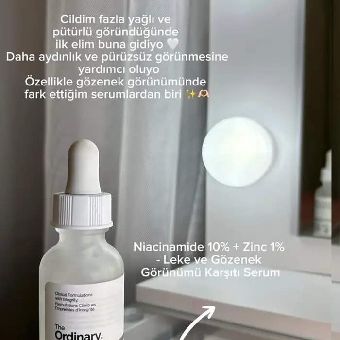 Sérum The Ordinary Niacinamide 10% + Zinc 1% 30ml
