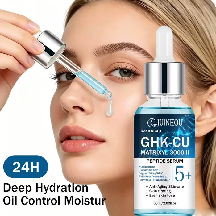 Sérum facial JUINHOU au cuivre bleu pour éclaircir la peau