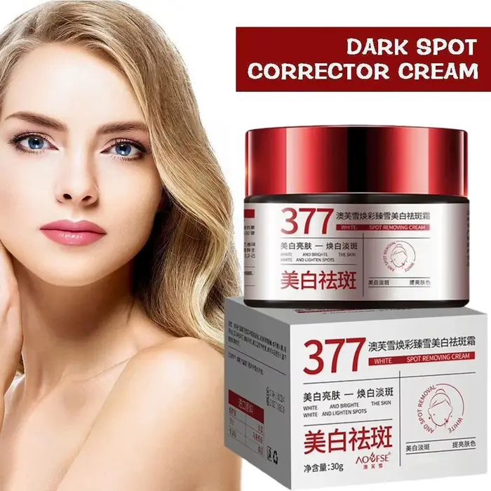 Crème visage 377, hydratant facial pour tous types de peau