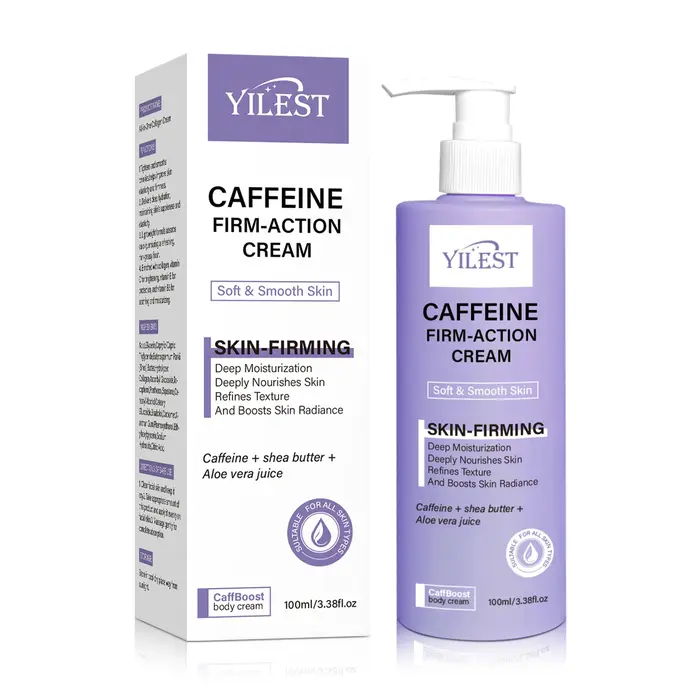YILEST caféine crème à action ferme 100ml crème pour le corps hydratante raffermissante pour la peau