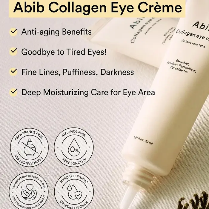 Crème pour les yeux au collagène Abib