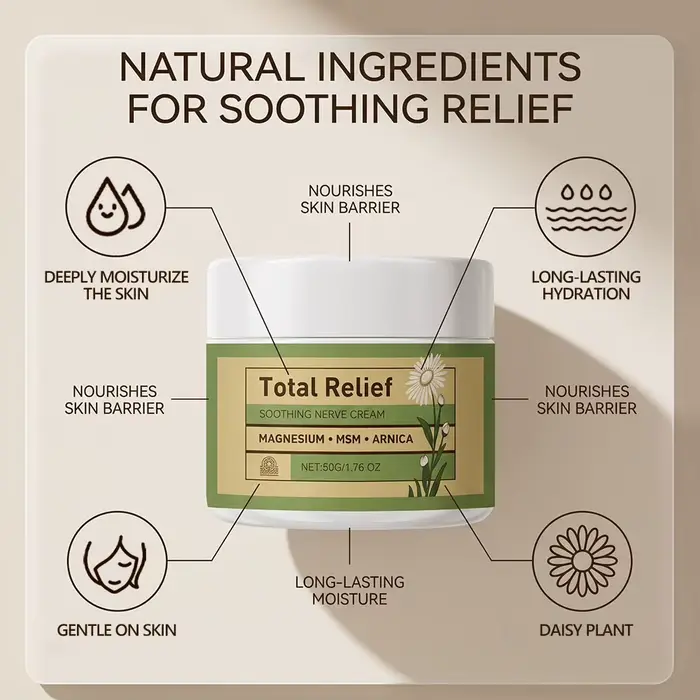 Crème hydratante pour le visage aux ingrédients naturels à base de plantes