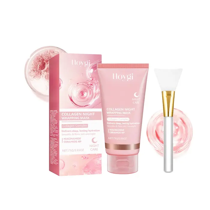 Masque exfoliant au collagène, nettoyage en profondeur des Pores, contrôle de l'huile, enveloppe de