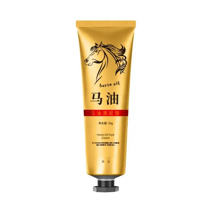 1/3/5PCS Crème de soin des mains et des pieds à l'huile de cheval naturelle, crème réparatrice pour
