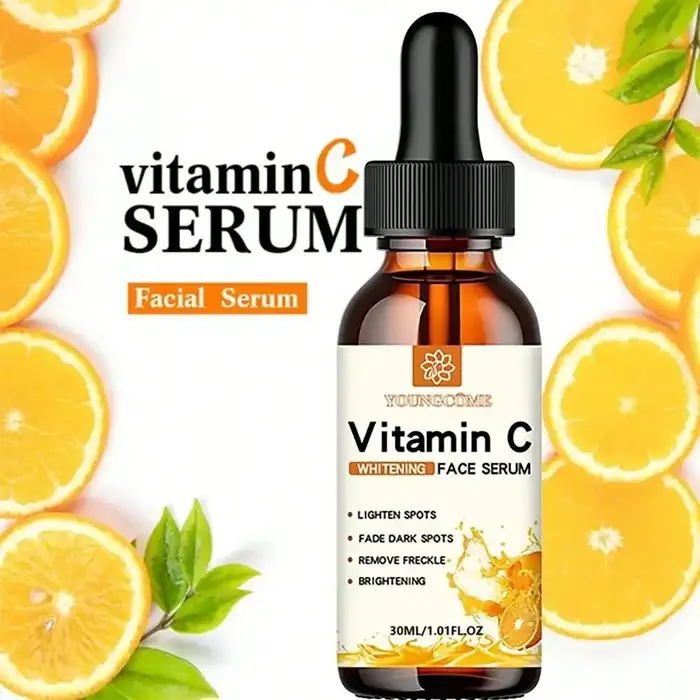La vitamineC contient l'acide hyaluronique éclaircissant