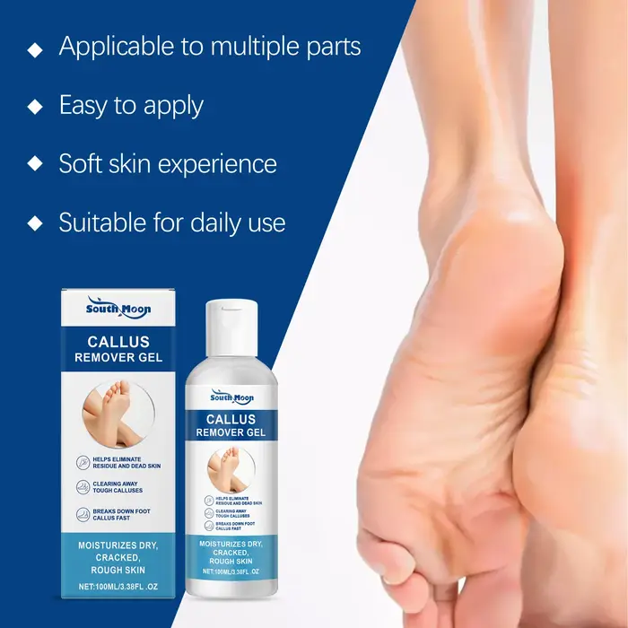 Gel dissolvant de callosités des pieds