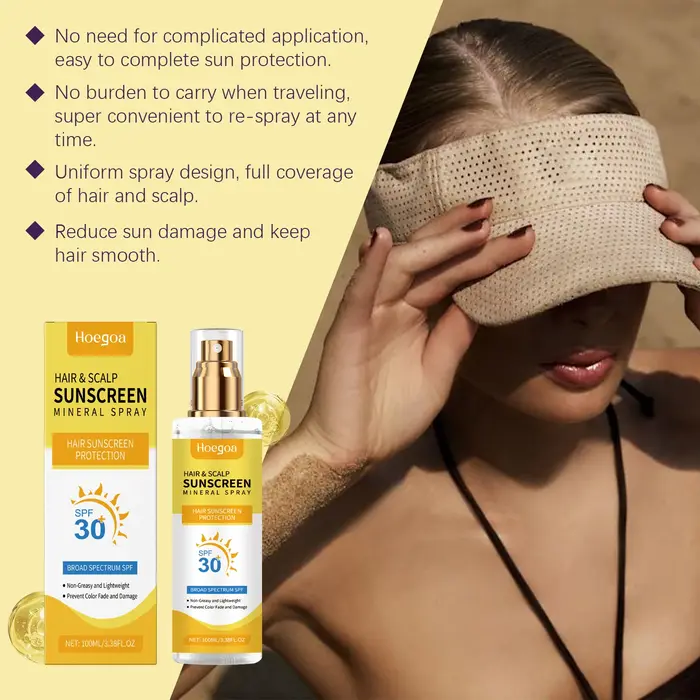 Spray de Protection solaire pour cuir chevelu