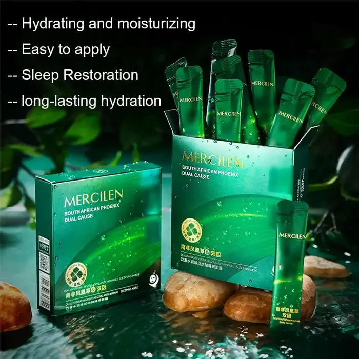 MERCILEN – masques faciaux au collagène pour le sommeil