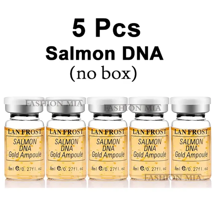 Kit Sérum Booster pour la Peau à l'ADN de Saumon et Or 8ml, Crème BB, Éclat Naturel, Éclaircissant, 