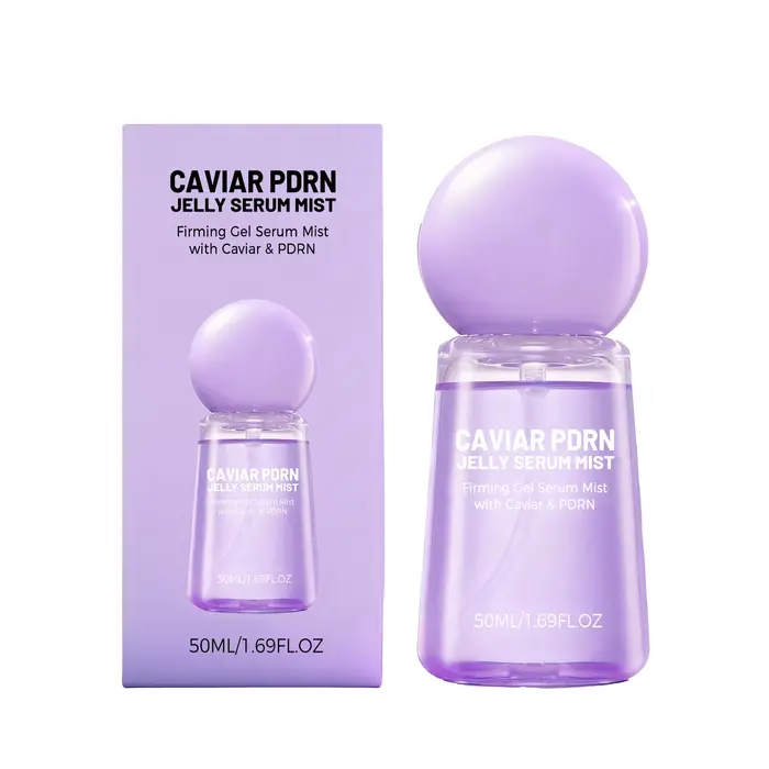 Spray d'essence de caviar, brume hydratante raffermissante longue durée pour le visage, soin léger e