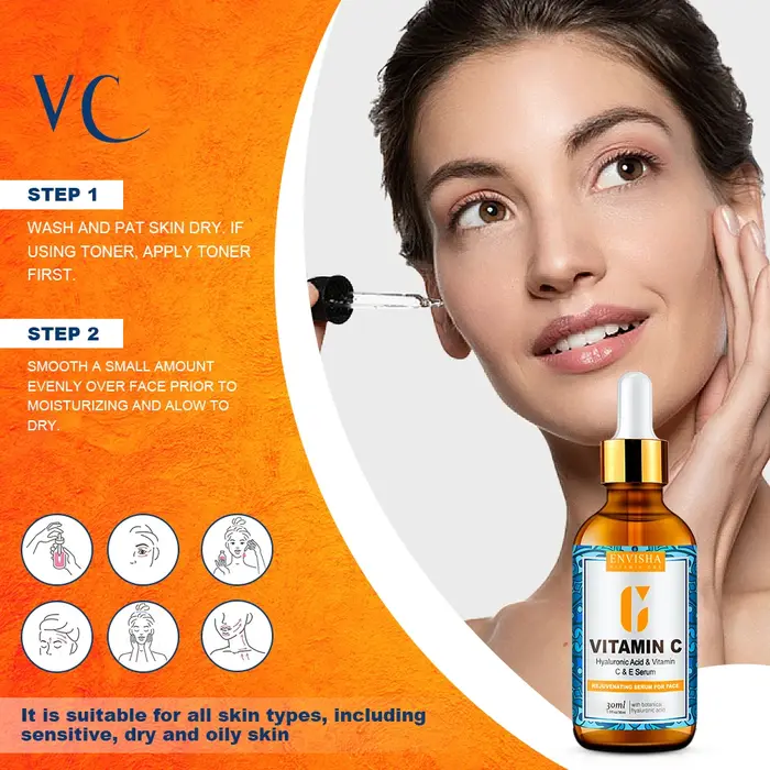 ENVISHA – sérum pour le visage à la vitamine C