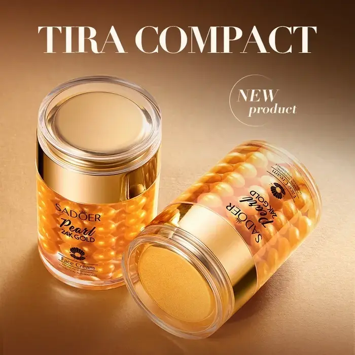 Crème pour le visage au collagène de perles dorées 24K