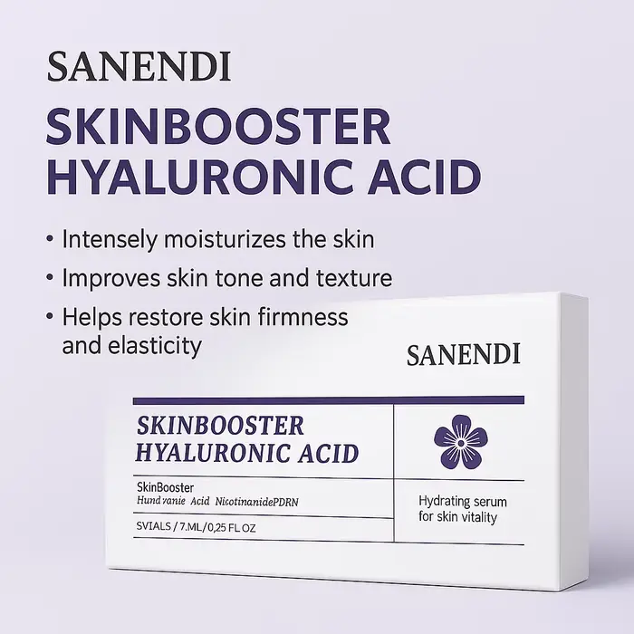 Sanendi peau BOOSTER acide hyaluronique Solution de problèmes de peau du visage hydratant hydratatio