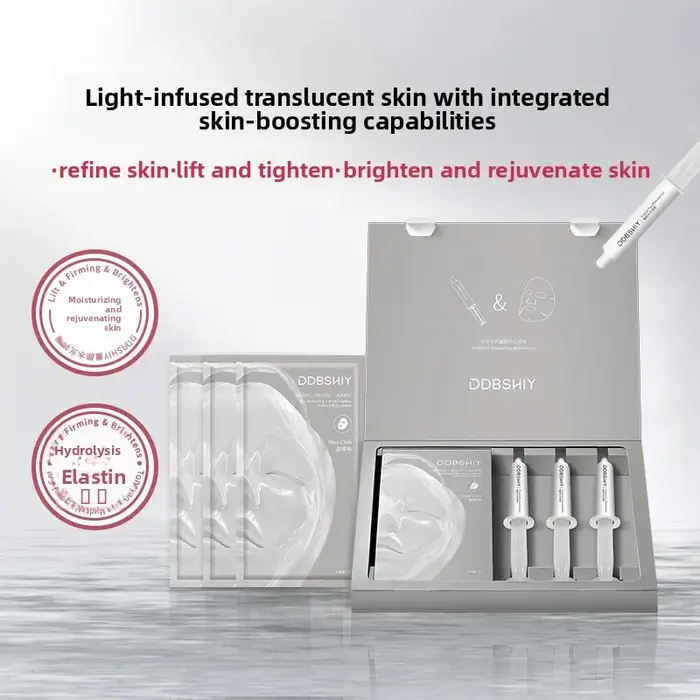 Masque coréen par injection d'oxygène CO pour rétrécir les pores et hydrater
