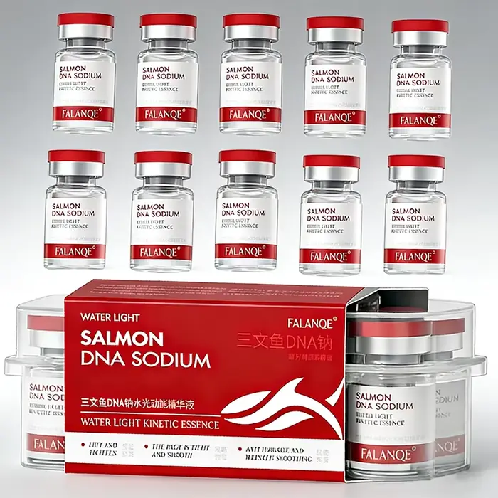 Ampoule de sérum anti-rides au DNA de saumon et au sodium