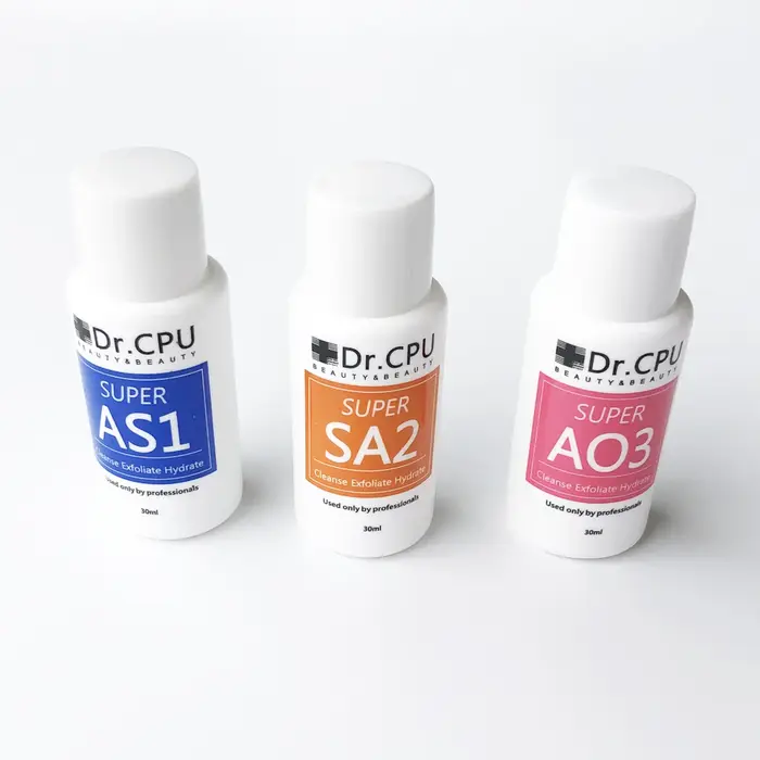 Solution de Peeling Aqua pour la peau, produit d'essence propre du visage, sérum pour Hydro Dermabra