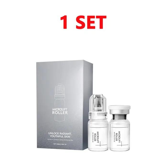 Système de micro-infusion beauté (1 applicateur + 2 sérums) - Kit lissant pour la peau à base de pep