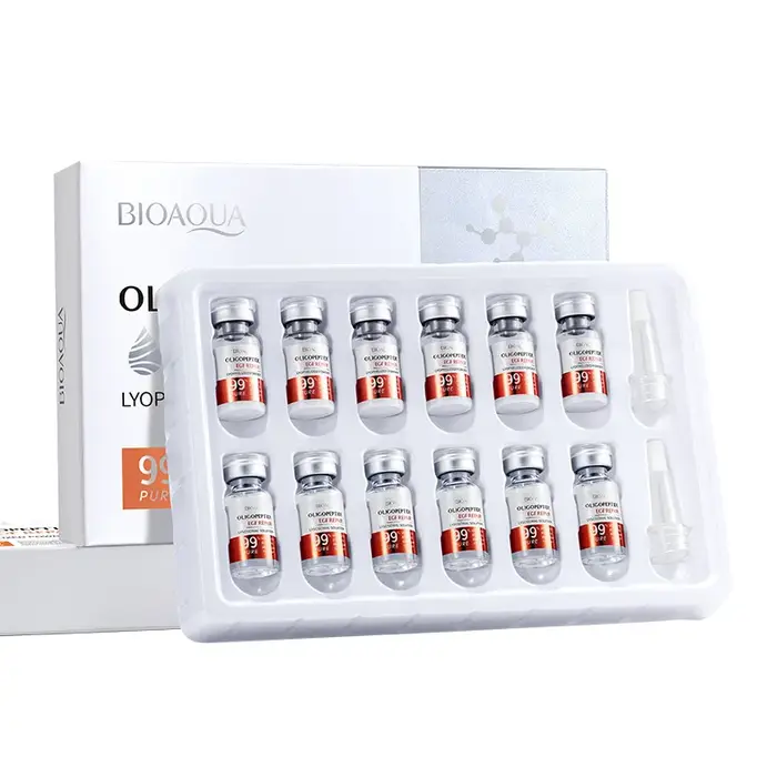 12 pièces BIOAQUA poudre lyophilisée sérum raffermissant soin du visage hydratant éclaircissant visa