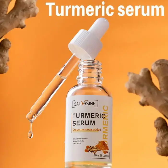 Sérum pour le visage essentiel au curcuma