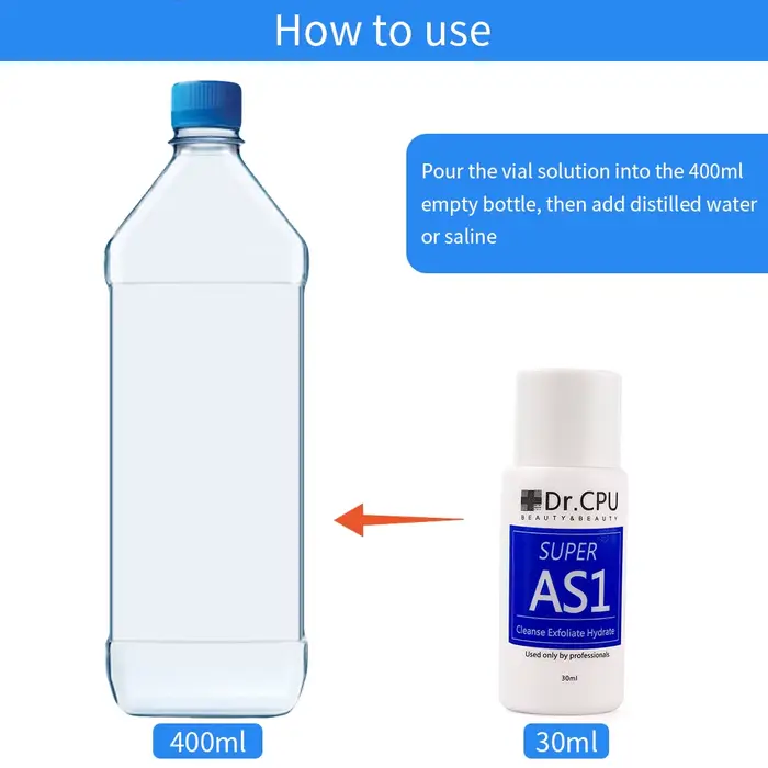 Solution de Peeling Aqua pour la peau du visage