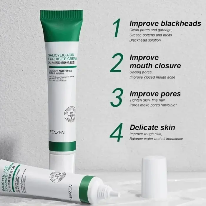 Crème pour le visage à l'acide salicylique