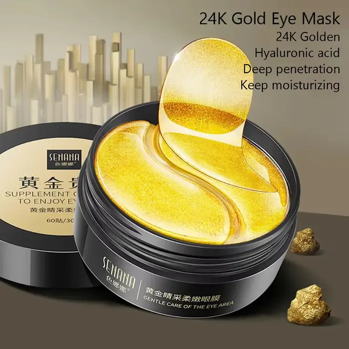 Masque pour les yeux réparateur à l'acide hyaluronique