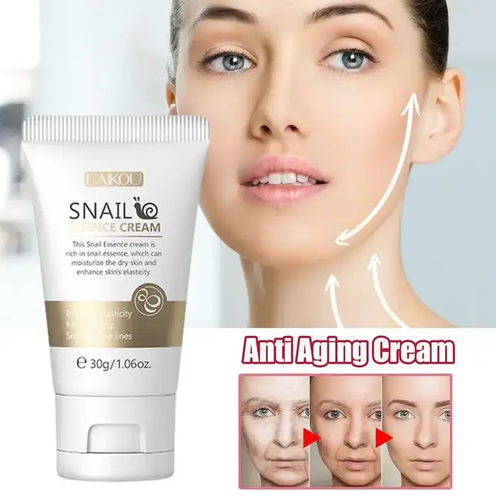 Crème pour le visage aux escargots