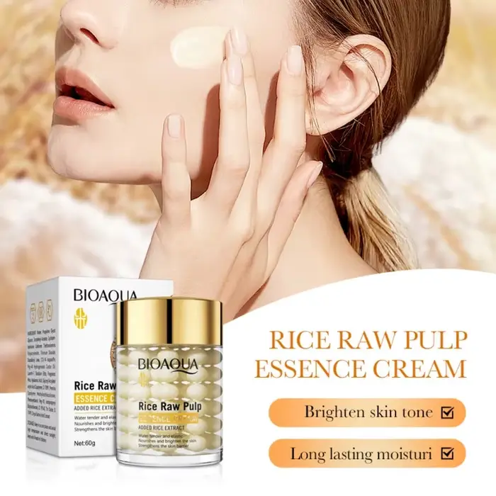 BIOAOUA – crème hydratante en profondeur à l'essence de riz