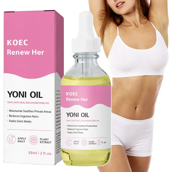 Huile féminine naturelle Huile vaginale hydratante pour le soin du vagin