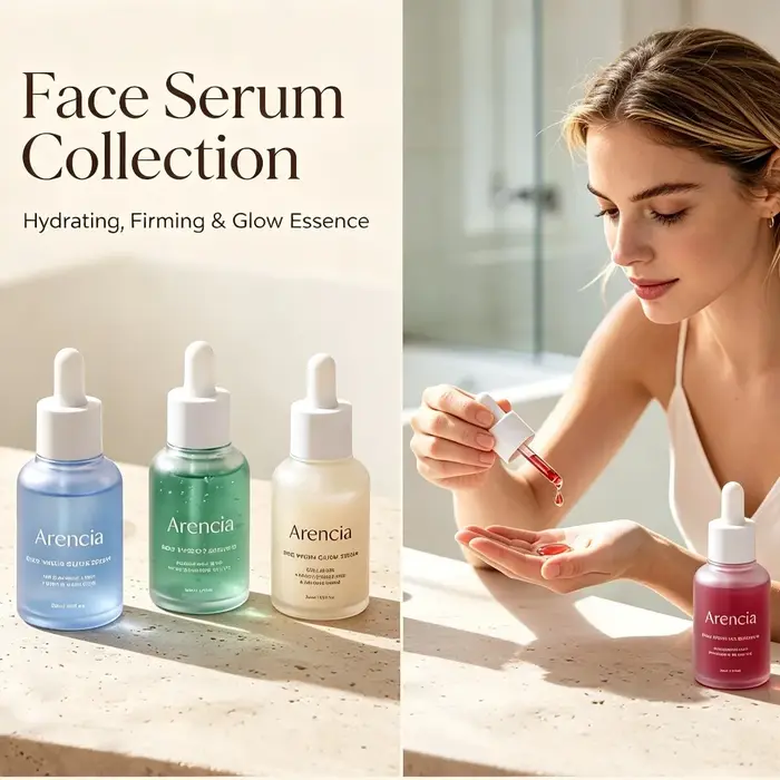 Sérum Facial Hydratant et Raffermissant 30ml, Apaisant, Réduit les Pores, Soin Hydratant de la Peau, Rafraîchissant, Lisse les Ridules, Essence Rajeunissante