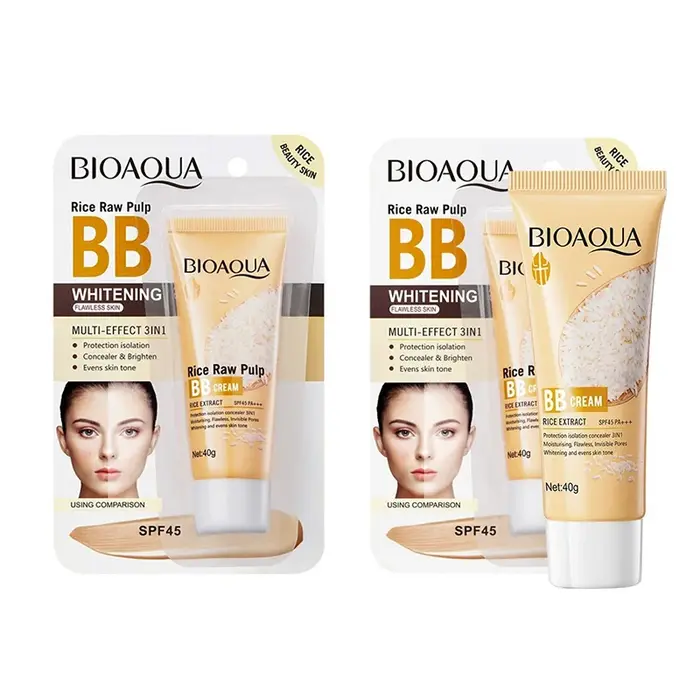 Nouvelle crème BB hydratante à la poudre de riz BIOAOUA