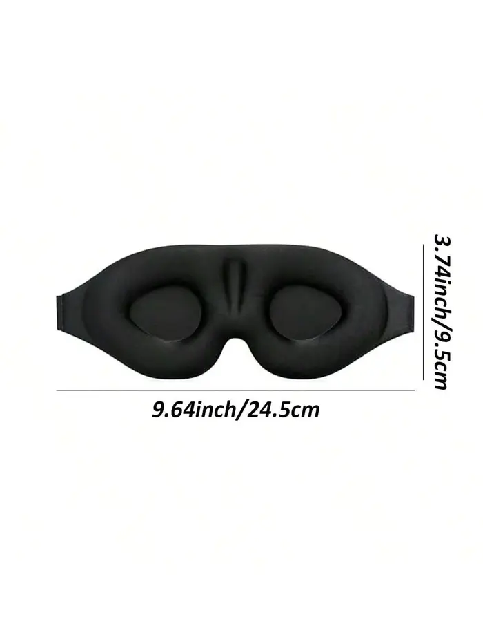 Masque de sommeil de contour 3D avec bouchons d'oreilles